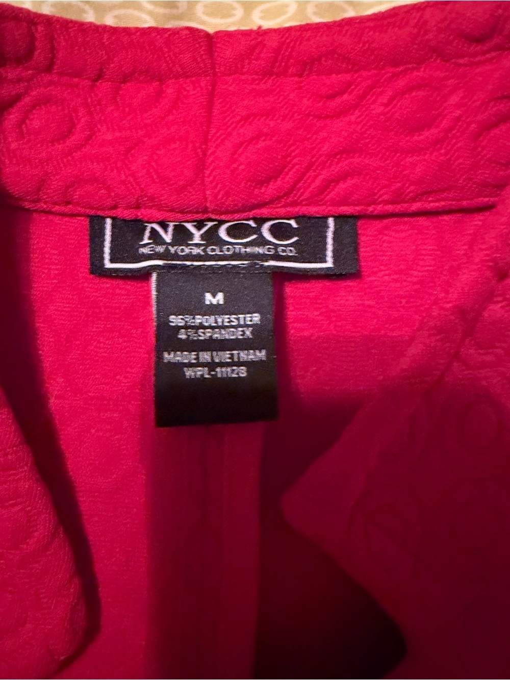 NY&C (New York & Company) Pink Textured Jacket